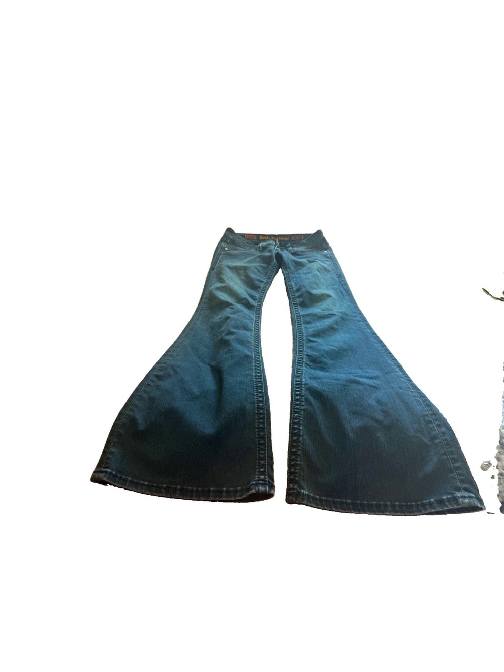 Rock Revival Women’s Dark Blue Cia Flared Jeans! Size 27 30x34